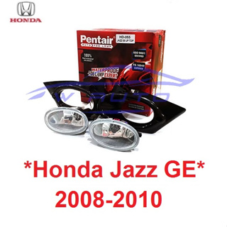 รุ่นTOP ทรงห้าง สปอตไลท์ Honda Jazz GE 2008 2009 2010 ฮอนด้า แจส จีอี SPOT LIGHT ไฟตัดหมอก โคมไฟ สปอร์ตไลท์ สปอร์ตไต์