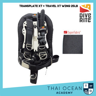 บีซีดี Dive Rite TransPlate XT Travel เพลทแสตนเลส วิง Superfabric 25lb