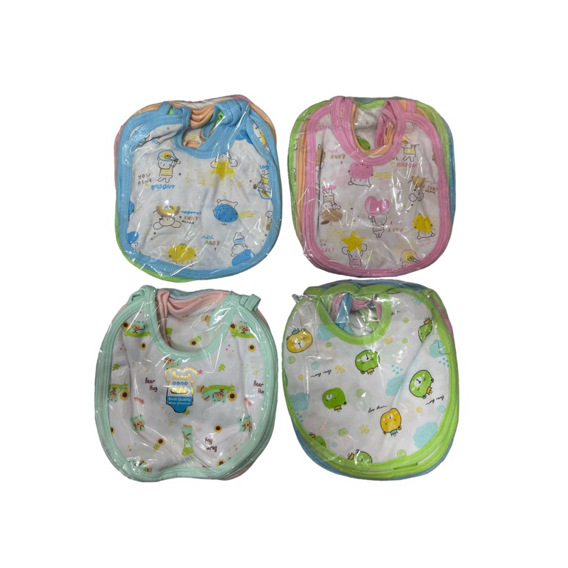 ผ้ากันเปื้อนเด็กเล็ก ยกโหล พร้อมส่ง