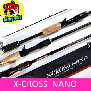 คันเบ็ด X Cross Nano Airgear By  BPO กราไฟท์แท้ 1/2ท่อน เวท 8-17/10-20lb🛎🛎