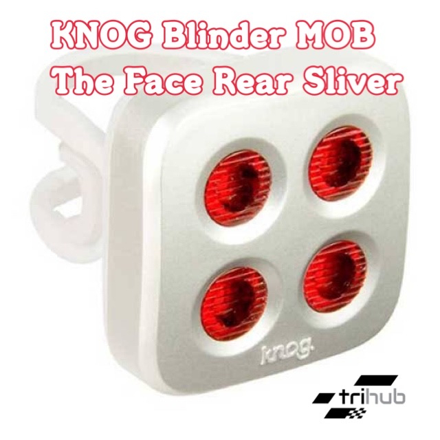 KNOG Blinder MOB The Face Rear Sliver ไฟท้ายจักรยาน