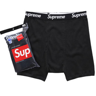 SUPREME HANES BOXER BRIEF (BLACK)