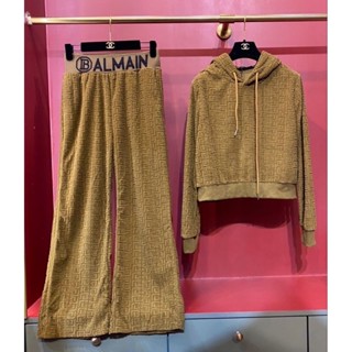 เสื้อกางเกงBALMAINส่งฟรีมีของแถม