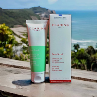 ป้ายไทย_ของแท้100%_ Clarins Pure Scrub Purifying Gel Scrub ขนาด 50 มล.