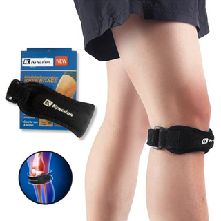 Knee Brace Support สายรัดหัวเข่า ลดการอักเสบเส้นเอ็น อุปกรณ์เสริมสำหรับ สำหรับวิ่ง เล่นกีฬา การเดิน หรือยืนเป็นเวลานาน