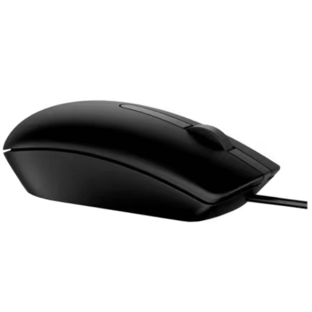 DELL MOUSE เม้าส์ USB MS116 - BLACK Optical USB Mouse (เมาส์)