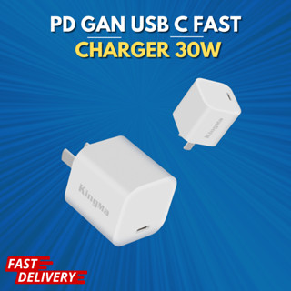 หัวชาร์จเร็ว USB Type C PD 30W GaN Adapter ชาร์จไว Notebook Laptop Power bank phone