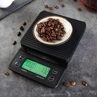 เครื่องชั่งดิจิตอล เครื่องชั่งกาแฟ จอแสดงผล LCD มีจับเวลาในตัว digital Coffee Scale mini_house11