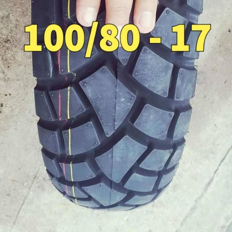 ยางกึ่งวิบาก Deli Tire ขอบ 17" เบอร์ 100/80-17