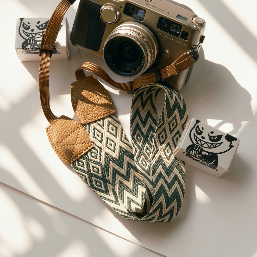 สายคล้องกล้อง สายคล้องกล้องฟิล์ม สายกล้อง Camera Strap การออกแบบโบราณย้อนยุค Retro vintag Design