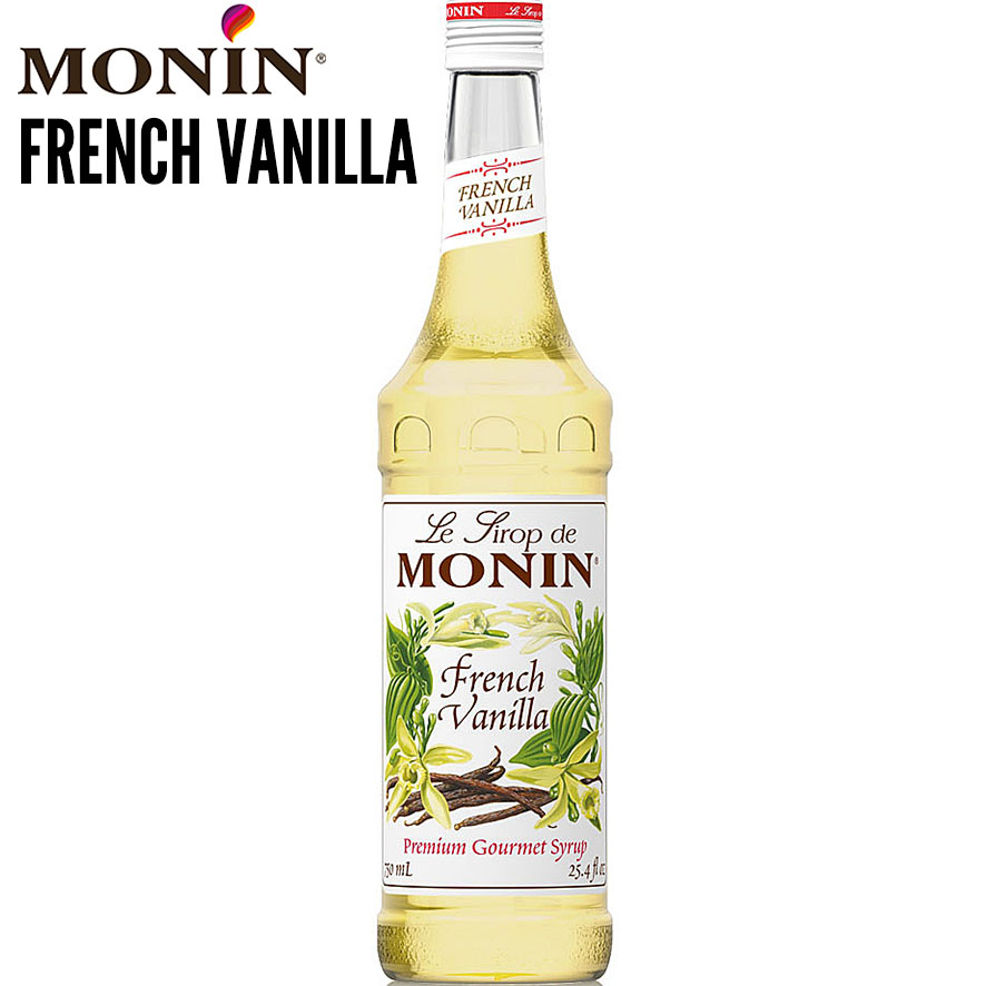 โมนิน ไซรัป French Vanilla (Monin Syrup French Vanilla) 700 ml.