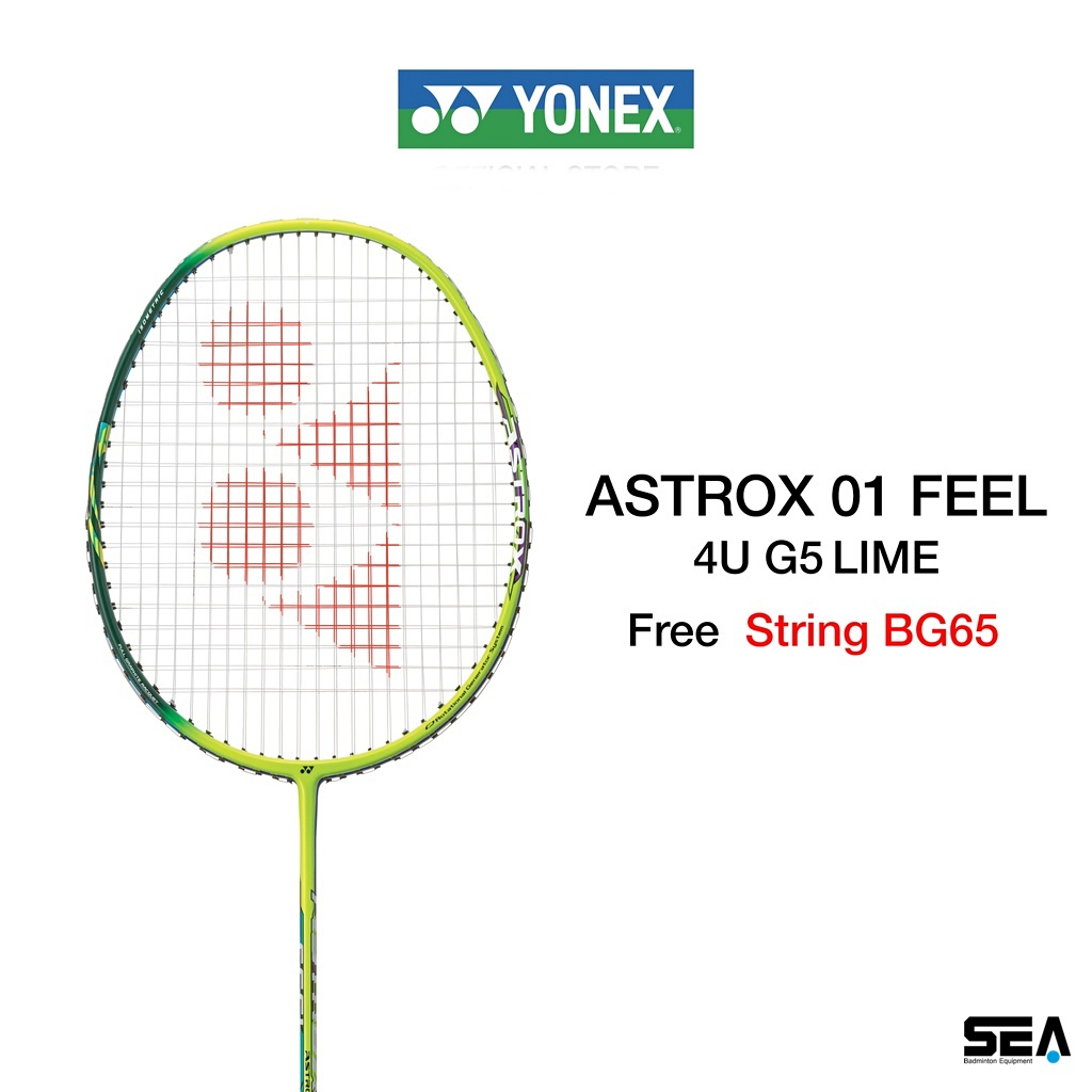 YONEX ไม้แบดมินตัน รุ่น ASTROX 01 FEEL (Power Type) 4U/Head Heavy/Hi-Flex/28lbs Genuine 100% Yonex T