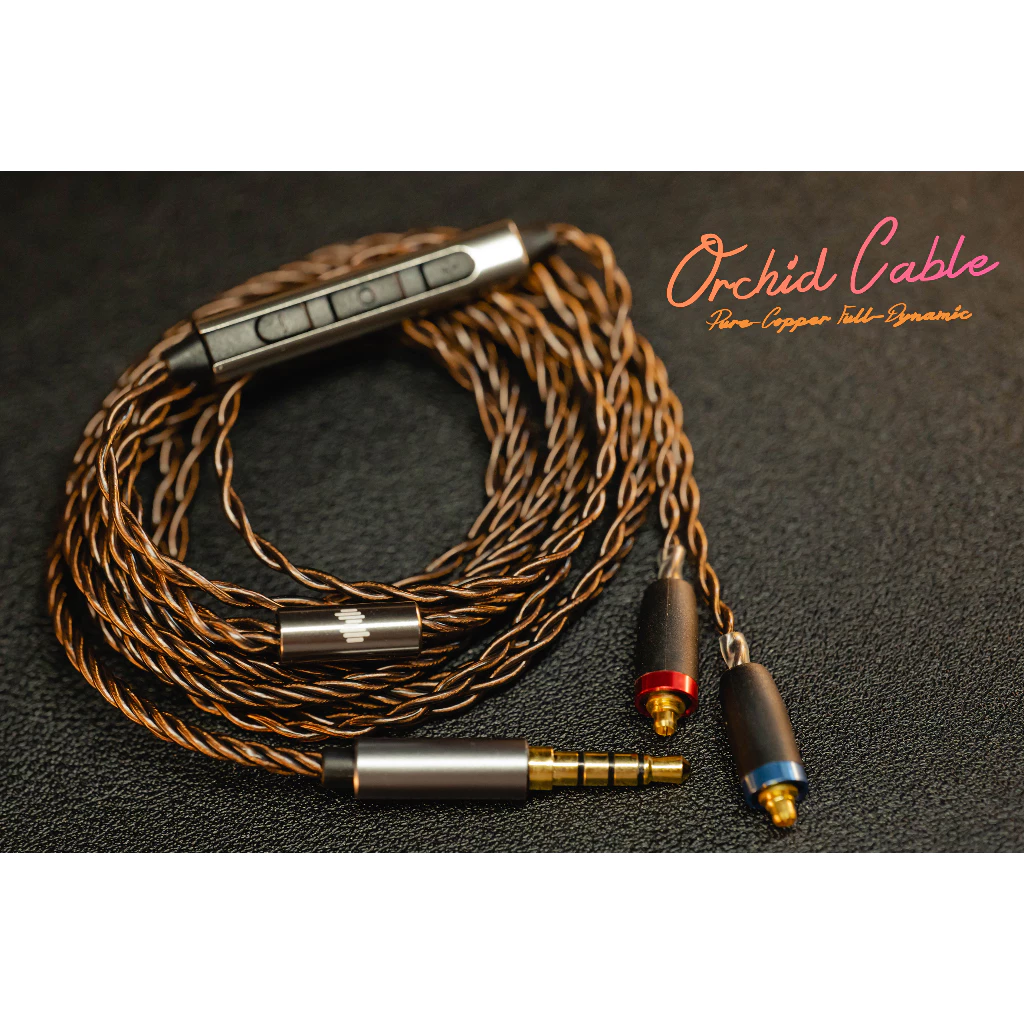 Copper MMCX+Mic Orchid Cable สายกล้วยไม้ อัพเกรดหูฟังมีไมค์ เสียงอิ่มหวาน รายละเอียด