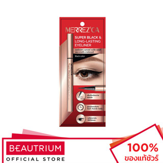 MERREZCA Super Black &amp; Long-Lasting Eyeliner อายไลน์เนอร์ 0.8g