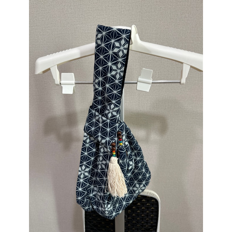 NEW/ from Chiangmai/ navy canvas bag