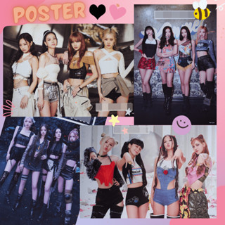 🌈พร้อมส่ง🌈มีเก็บเงินปลายทาง⭐️โปสเตอร์ Blackpink ขนาด A3 (ใหญ่กว่า A4) 29X42 ซม.