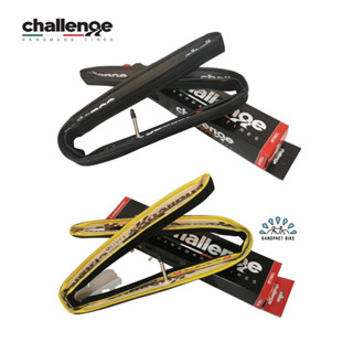 ยางฮา​ร์ฟ​ Challenge 700x25c Elite PRO series ขอบดำ ขอบครีม ยางนอกจักรยานเสือหมอบ | Tubular Tire