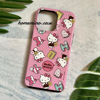 🌈 พร้อมส่ง ❤️ Sanrio Hello Kitty Bumper Case เคสคิตตี้ ลิขสิทธิ์แท้ (14 Pro Max/14 Pro)