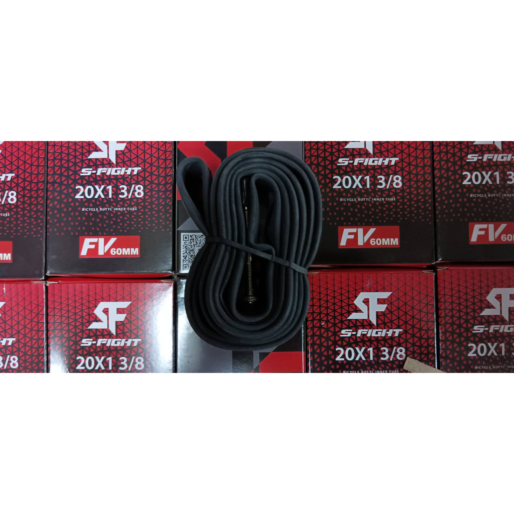 ยางใน S-Fight 20x1 3/8 FV 60mm จุ๊ปเล็ก