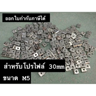 Slide Nut 20mm,30mm,40mm Pack10 สำหรับอลูมิเนียมโปรไฟล์ Nut for Aluminium Profile