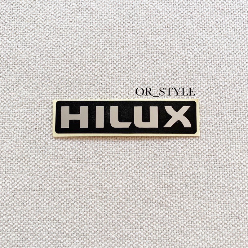 สติ๊กเกอร์ HILUX VIGO ขนาด 7.2x1.8cm