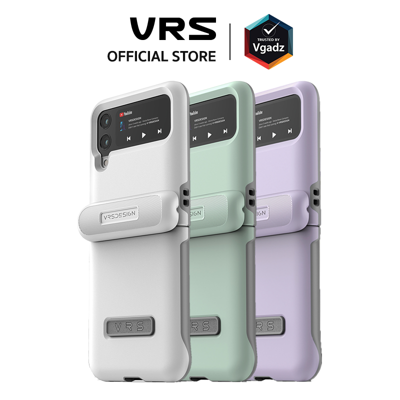 VRS - เคสสำหรับ Galaxy Z Flip 4 รุ่น Terra Guard Modern