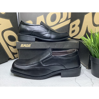 BAOJI รองเท้าคัทชู รองเท้าหนัง ยี่ห้อบาโอจิ[BAOJI] รุ่นBJ3375 SIZE:39-46