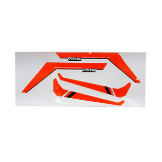 STICKER RAW 580 ORANGE HA092-O-S