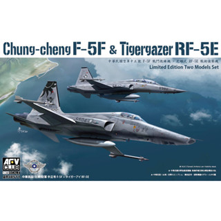 1/48 F-5F &amp; RF-5E  2 kits in 1 box , AR48S11 AFV club โมเดลเครื่องบิน 2 ตัว ใน 1 กล่อง Special edition