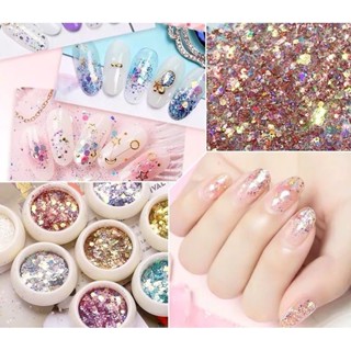 ส่งจากไทย🎉กากเพชรติดเล็บ​ วับๆสวยหรู​ สำหรับการทำเล็บ​เพื่อให้เล็บดูมีสีสัน