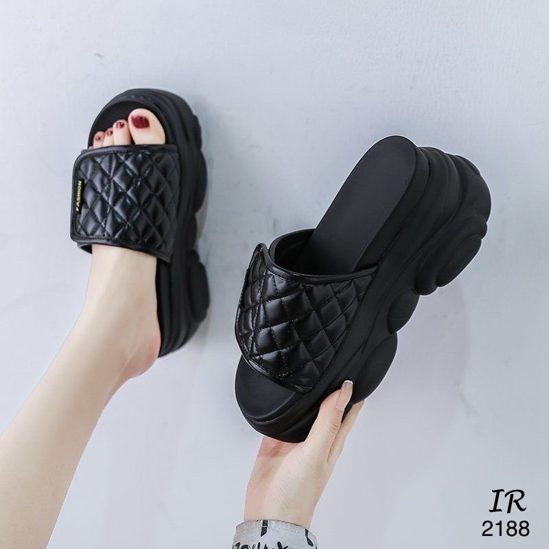 ส่งจากไทย❣️เท้าอวบเผื่อ#รองเท้าสวมส้นตึกส้นเตารีด - รูปที่ 2