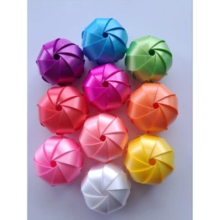 เหรียญโปรยทานตัวเปล่า ลูกส้มสีพื้น ( 100 ลูก )