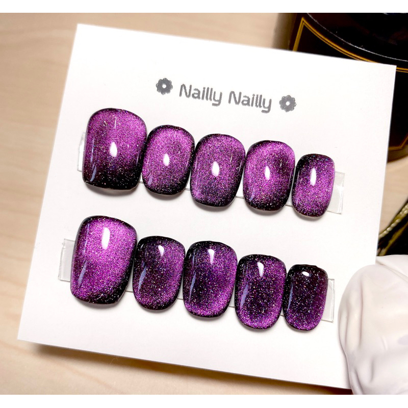 *New* เล็บปลอมPVC งานเจล100% ลายGalaxy