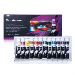 สีอะคริลิค Renaissance 12สี