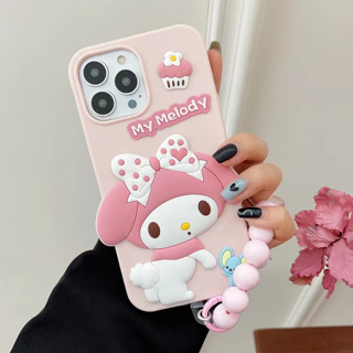 🚗สินค้ามาใหม🚗เคส 14 Pro Max 13 12 11 เคสไอโฟน iPhone 11 การ์ตูน น่ารัก การต่อต้าน พกง่ายๆ การป้องกันการตก Soft Case