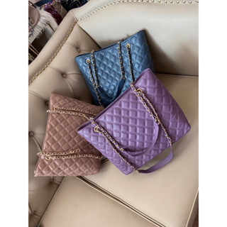 Eva 33cm กระเป๋าหนังแกะ shopping bags แบรนด์Lovera