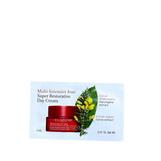 CLARINS Super Restorative Day Cream 2 ml (EXP 03/2027) ของเเท้💯% ผลิตภัณฑ์บำรุงผิวหน้า กลางวัน