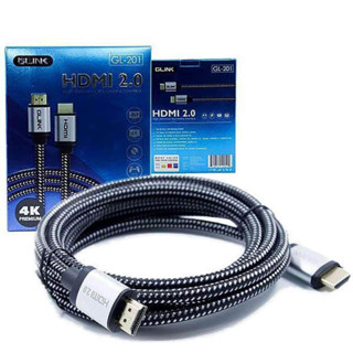 สาย HDMI 2.0 รองรับ 4K ULTRA HD ยี่ห้อ GLINK GL-201 3M