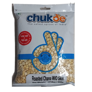 Chukde Roasted Chana Without Skin (Split) 500g