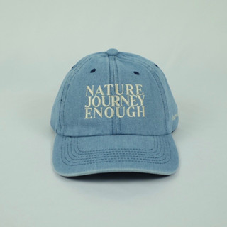 (ใช้โค้ด MBASLW ลดเหลือ 312 บาท) JEANS CAP 💙 Nature , Journey , Enough / หมวกยีนส์ มี 2 สี