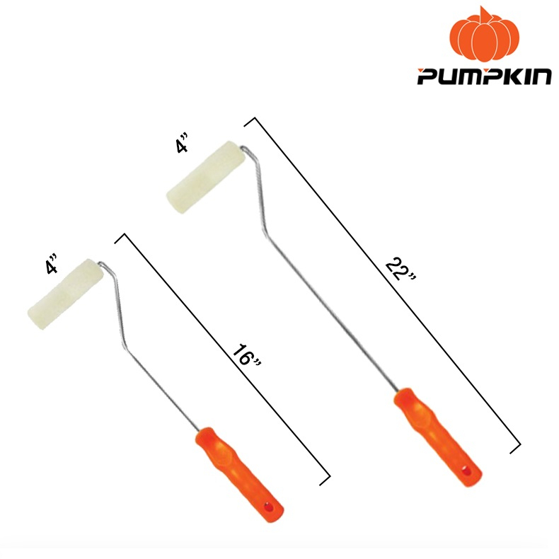 PUMPKIN ลูกกลิ้งขนแกะ สีน้ำมัน และ สีอีพ๊อกซี่ ขนาด 4 นิ้ว มีด้ามให้เลือกสองขนาด เหมาะสำหรับสีเก็บงาน