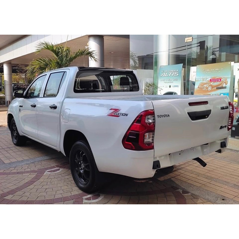 สติกเกอร์ Z EDITION ติดข้างกระบะ1คู่ สะท้อนแสง (2ข้าง ซ้าย-ขวา)สีแดง-ดำพื้นบอนซ์เทา - รูปที่ 5