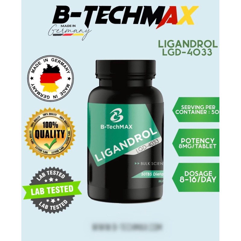 B-TechMax Sarms Ligandrol LGD-4033 8mg 50 tabs