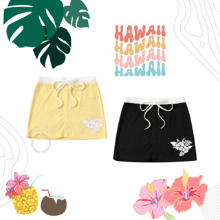 Hawaii bodycon skirt กระโปรงสั้น คลุมบิกินี่