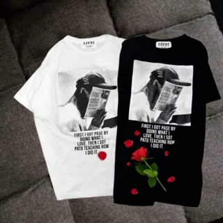 เสื้อยืด oversize/Freesize ใส่ได้ทั้งชายหญิง ผ้าcotton100%