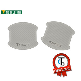 Modellista Door Handle Protector(Sliver/Black) เบ้าจับประตูรถยนต์ สีเงิน และสีดำ