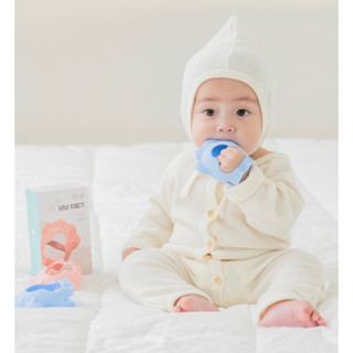 [พร้อมส่ง] 🇰🇷FIRGI Baby Teether ยางกัดเกาหลี สำหรับเด็ก 3m+ วัสดุพรีเมี่ยมซิลิโคน พร้อมกล่องเก็บ Made in Korea