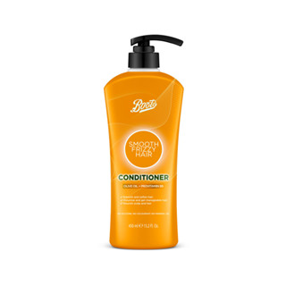 Boots Smooth Frizzy Hair Conditioner Hair Solution Collection 450 ml. บู๊ทส์ สมูท ฟริซซี่ แฮร์ คอนดิชันเนอร์ แฮร์ โซลูชั่น คอลเลคชั่น 450 มล.