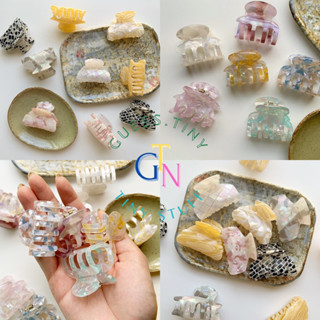 💖 ✨ กิ๊บหนีบผม ขนาด 4 Cm. สำหรับสาวๆผมสั้น/ผมไม่หนามาก 🪞🎀🧸Tiny bora Hair Clip 🛁🧸🎀🖼️