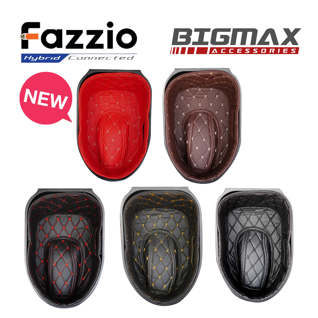 พรมปูใต้เบาะ All New Yamaha Fazzio (เก็บหมวกกันน็อคได้เหมือนเดิม) ปูกล่องใต้เบาะ พรมปูกล่อง UBOX - รูปที่ 5